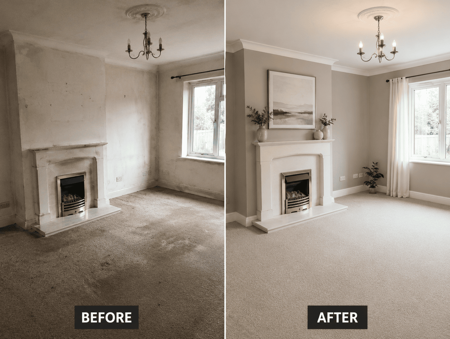 Interior painting and decorating by Pro Clean & Repairs